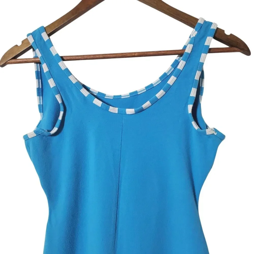 Vintage Disney POOH & Tigger Dance Gym Unitard Girls Size Large Blue Playsuit